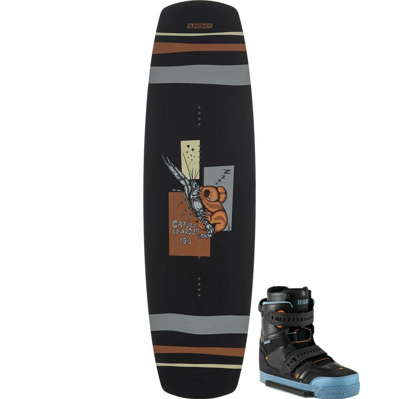 Slingshot Bearden Wakeboard Package W/ Rad Boots - 2023 3 Slingshot Bearden Wakeboard Package W/ Rad Boots - 2023