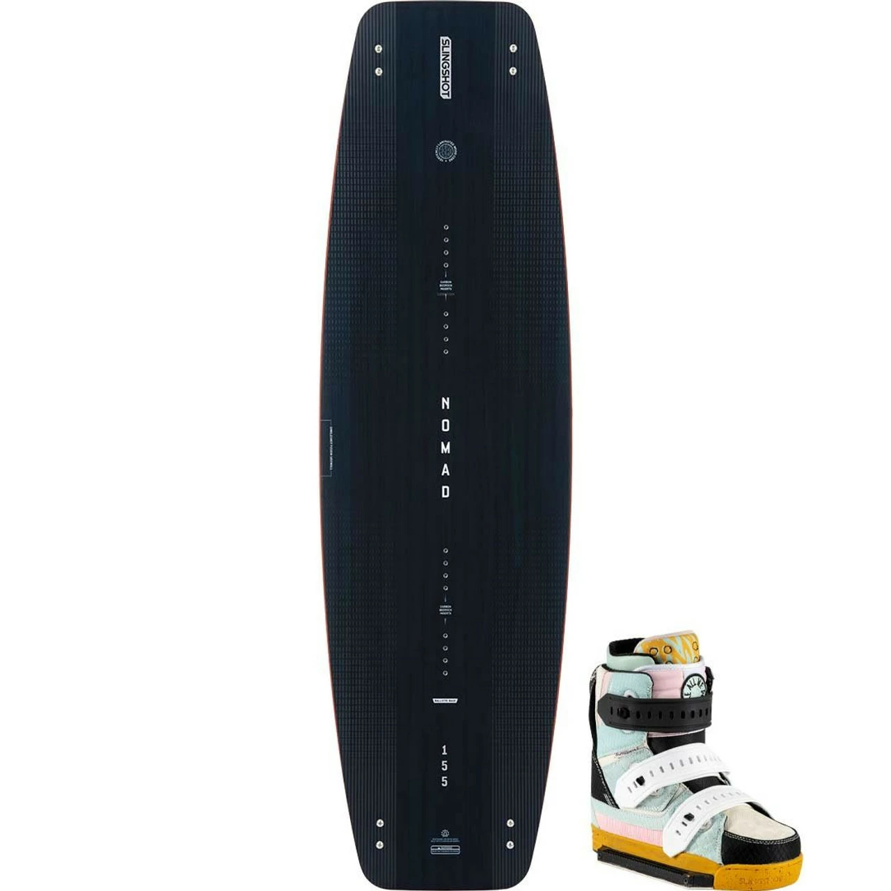 Slingshot Nomad Wakeboard Package W/ Copycat Boots - 2023 3 Slingshot Nomad Wakeboard Package W/ Copycat Boots - 2023