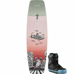 Slingshot Salmon Wakeboard Package W/ Rad Boots - 2023
