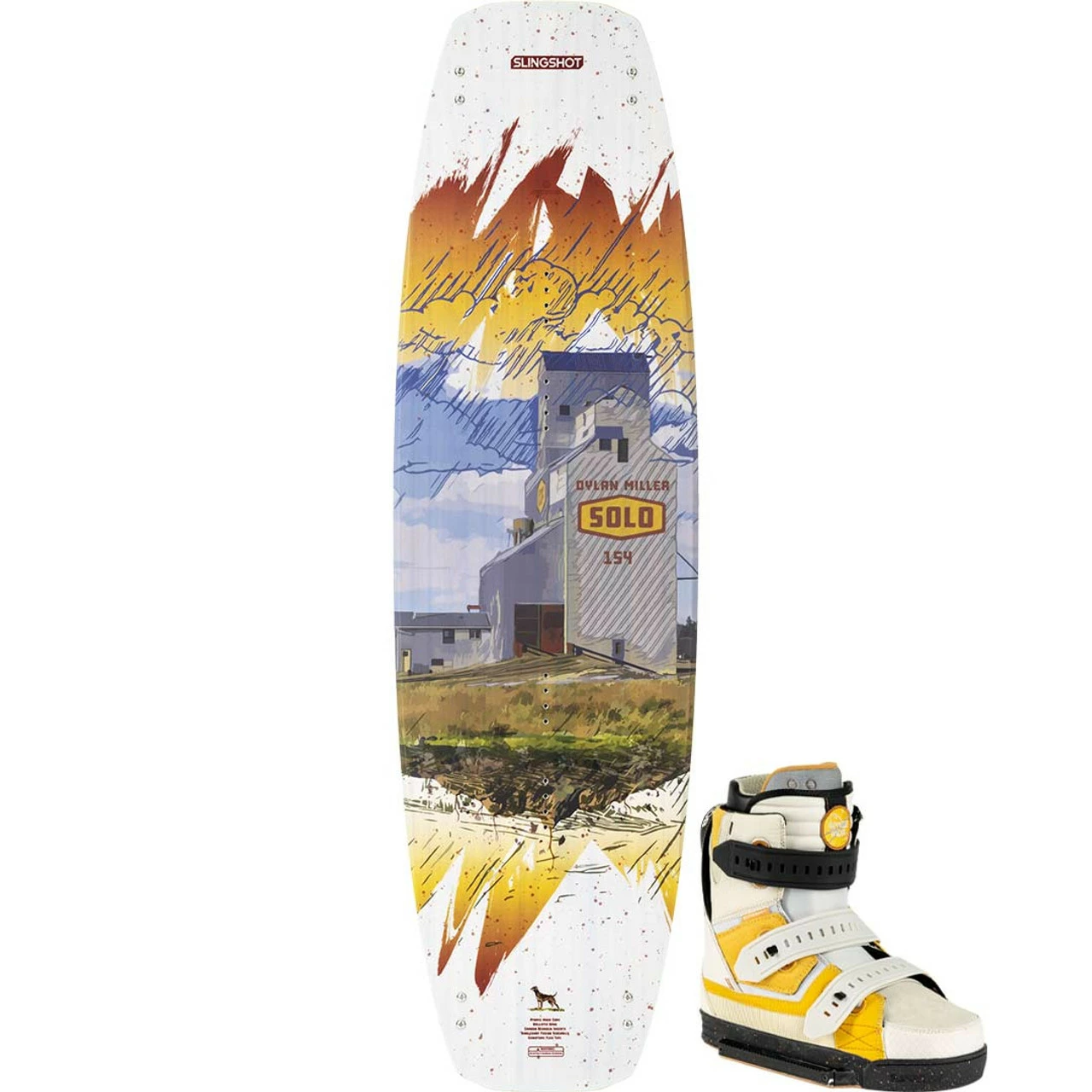 Slingshot Solo Wakeboard Package W/ Space Mob Boots - 2023 3 Slingshot Solo Wakeboard Package W/ Space Mob Boots - 2023