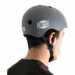 Follow Pro Wakeboard Helmet - Charcoal/Pink -Ron Jon Surf Shop Sales Follow Helmets Pro CharcoalPink Side 87631.1658951493