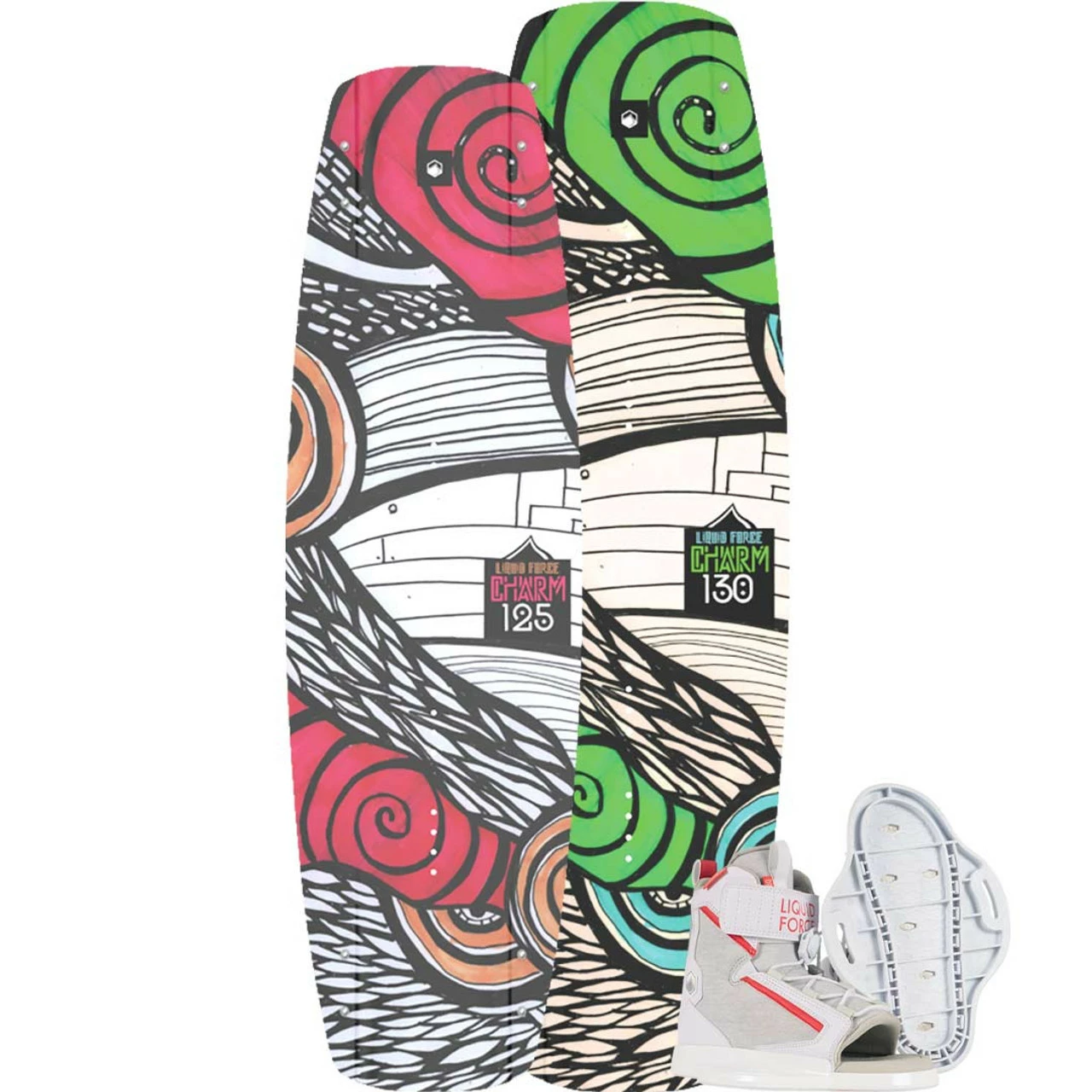 Liquid Force Charm Girl's Wakeboard Package W/ Dream Boots - 2023 3 Liquid Force Charm Girl's Wakeboard Package W/ Dream Boots - 2023