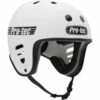 Pro-Tec Full Cut Helmet - Gloss White W/ Accessory Clip -Ron Jon Surf Shop Sales Pro Tec Full Cut Wakeboard Helmet Gloss White Front 40246.1648825211