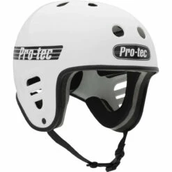 Pro-Tec Full Cut Helmet - Gloss White W/ Accessory Clip