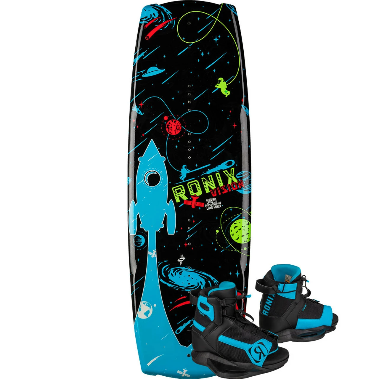 Ronix Vision Kid's Wakeboard Package W/ Vision Boots - 2023 3 Ronix Vision Kid's Wakeboard Package W/ Vision Boots - 2023
