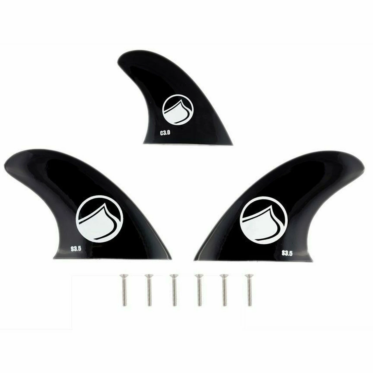 Liquid Force Wake Surf 3.0 Fin Kit 3 Liquid Force Wake Surf 3.0 Fin Kit