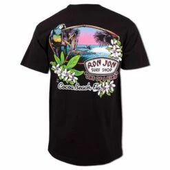 Ron Jon Paradise Surf Pocket Tee 11 Ron Jon Paradise Surf Pocket Tee -Ron Jon Surf Shop Sales d800x800 10010399095D black ron jon paradise surf tee back