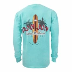 Ron Jon New Longboard Long Sleeve Tee -Ron Jon Surf Shop Sales d800x800 10030859077D sea foam ron jon new longboard long sleeve tee back