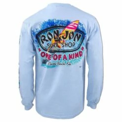 Ron Jon Maui Surf Long Sleeve Tee -Ron Jon Surf Shop Sales d800x800 10031088081D light blue ron jon maui surf long sleeve tee back
