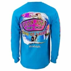 Ron Jon Multi Surfer Long Sleeve Tee -Ron Jon Surf Shop Sales d800x800 10031313083D turquoise ron jon multi surfer ls tee back