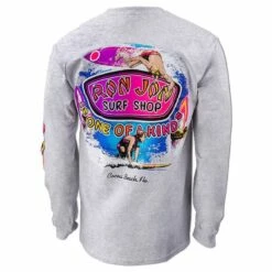 Ron Jon Multi Surfer Long Sleeve Tee -Ron Jon Surf Shop Sales d800x800 10031313092D heather grey ash ron jon multi surfer ls tee back