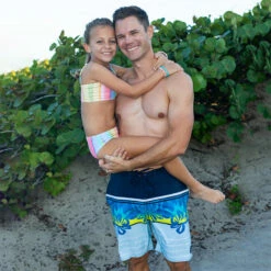 Ron Jon Light Blue Glister Boardshort 9 Ron Jon Light Blue Glister Boardshort -Ron Jon Surf Shop Sales d800x800 10110430081 ron jon light blue glister boardshort life style 2