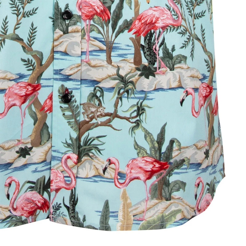 Ron Jon Flamingo Island Light Mint Shirt 5 Ron Jon Flamingo Island Light Mint Shirt - Image 3