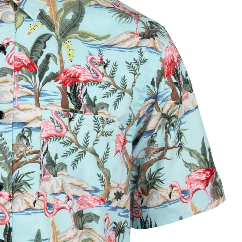 Ron Jon Flamingo Island Light Mint Shirt 6 Ron Jon Flamingo Island Light Mint Shirt - Image 4