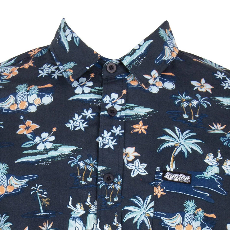 Ron Jon Navy Hapuna Reversed Shirt 4 Ron Jon Navy Hapuna Reversed Shirt - Image 2