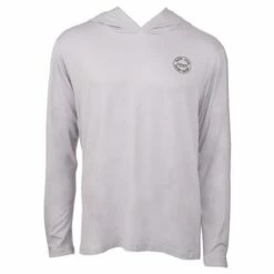 Ron Jon Grey Long Sleeve Hooded Sun Shirt