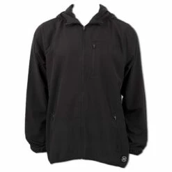 Ron Jon Black Stretch Poly Jacket