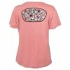 Ron Jon Ladies Hibiscus Badge Tee -Ron Jon Surf Shop Sales d800x800 10300965323D mauve ron jon ladies hibiscus badge 2x tee back