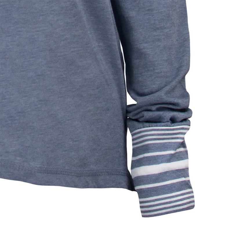 Ron Jon Ladies Serenity Long Sleeve Tee Hoodie 6 Ron Jon Ladies Serenity Long Sleeve Tee Hoodie - Image 4