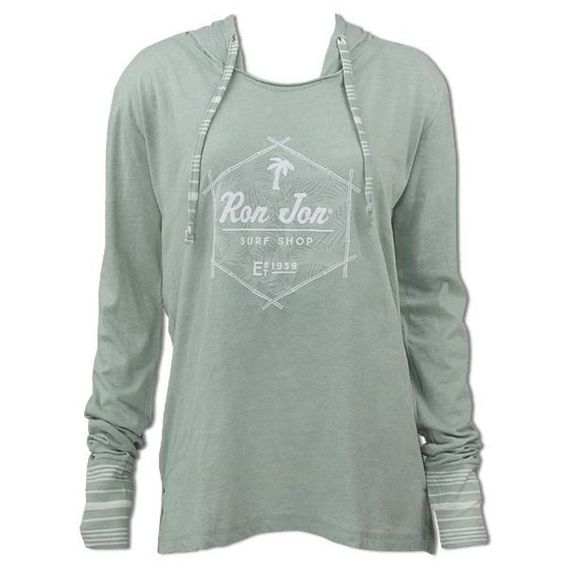 Ron Jon Ladies Serenity Long Sleeve Tee Hoodie 7 Ron Jon Ladies Serenity Long Sleeve Tee Hoodie - Image 5