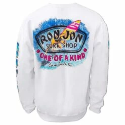 Ron Jon Maui Surf Crew Neck Pullover -Ron Jon Surf Shop Sales d800x800 10400550001D white ron jon maui surf sweatshirt back