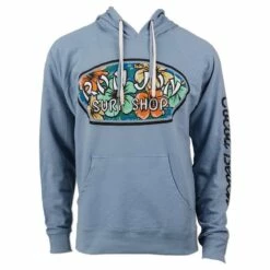Ron Jon Unisex Hibiscus Badge Pullover Hoodie