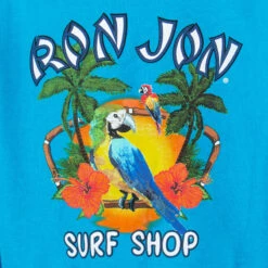 Ron Jon Kids New Parrot Badge Hoodie -Ron Jon Surf Shop Sales d800x800 10460265083 turquoise ron jon kids new parrot badge hoodie back graphic