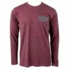 Ron Jon Custom Badge Long Sleeve Tee -Ron Jon Surf Shop Sales d800x800 10480302051 maroon ron jon custom badge triblend mens long sleeve tee f