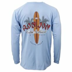 Ron Jon New Longboard Long Sleeve Sun Shirt -Ron Jon Surf Shop Sales d800x800 10480409081 light blue ron jon new longboard long sleeve sun shirt back