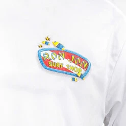 Ron Jon Dive Badge Long Sleeve Sun Shirt -Ron Jon Surf Shop Sales d800x800 10480436001 white ron jon dive badge ls sun shirt front graphic