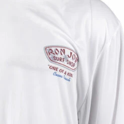Ron Jon Sailfish Long Sleeve Hooded Sun Shirt -Ron Jon Surf Shop Sales d800x800 10480484001 white ron jon sailfish ls hooded sun shirt front graphic