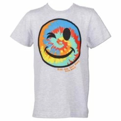 Ron Jon Kids Tie-Dye Smiley Tee -Ron Jon Surf Shop Sales d800x800 10500769118 ash ron jon kids tie dye smiley tee front