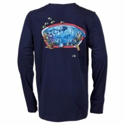 Ron Jon Kids Dive Aquarium UPF 50 Long Sleeve Performance Sun Shirt -Ron Jon Surf Shop Sales d800x800 10510135086 navy ron jon youth dive aquarium long sleeve sun shirt back