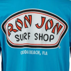 Ron Jon Kids New Performance Badge Long Sleeve Sun Shirt -Ron Jon Surf Shop Sales d800x800 10510136081 light blue ron jon kids new performance badge long sleeve sun shirt back graphic