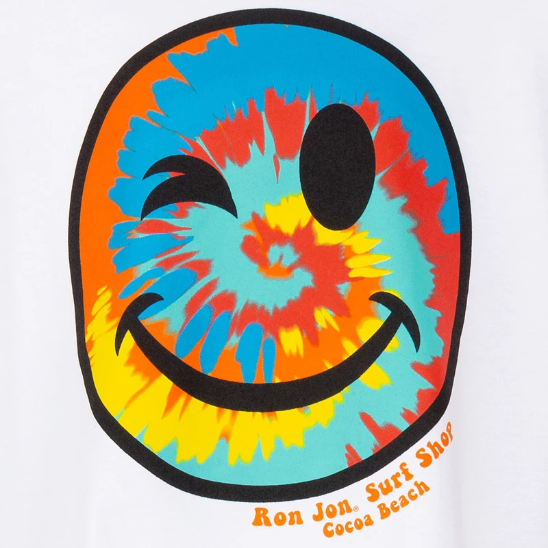 Ron Jon Kids Tie Dye Smiley Long Sleeve Tee 4 Ron Jon Kids Tie Dye Smiley Long Sleeve Tee - Image 2