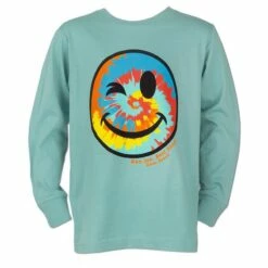 Ron Jon Kids Tie Dye Smiley Long Sleeve Tee 7 Ron Jon Kids Tie Dye Smiley Long Sleeve Tee -Ron Jon Surf Shop Sales d800x800 10510138117 saltwater ron jon kids tie dye smiley long sleeve tee front