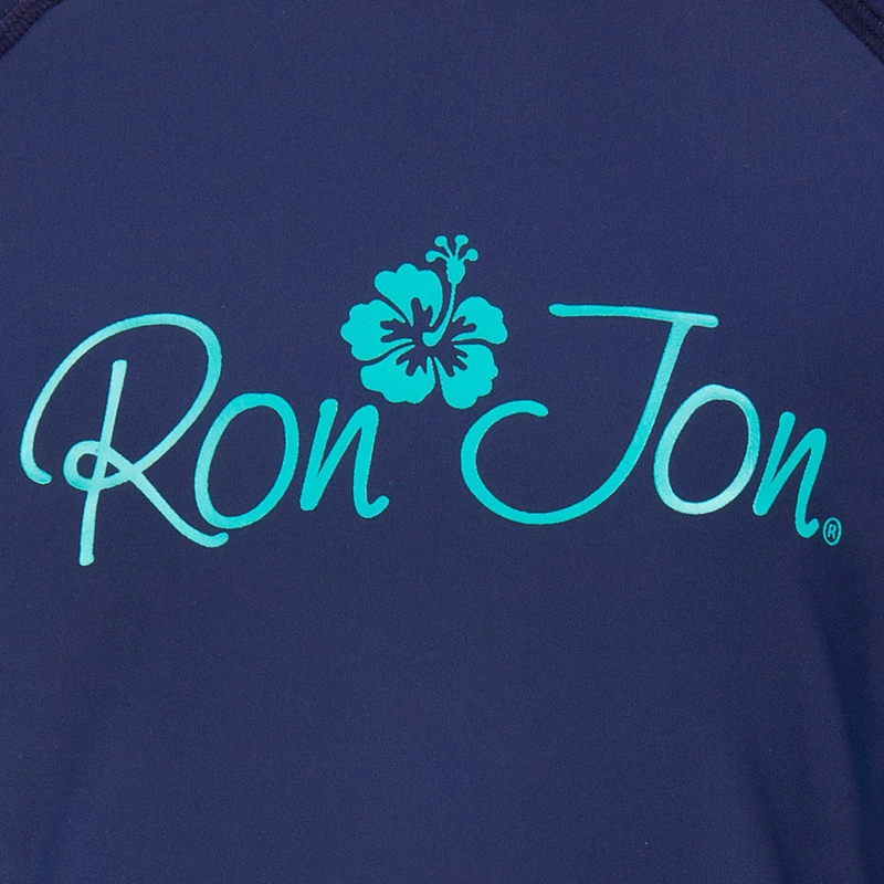 Ron Jon Kids Navy Long Sleeve Rash Guard 4 Ron Jon Kids Navy Long Sleeve Rash Guard - Image 2