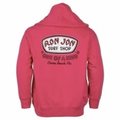 Ron Jon Toddler Just A Badge Fleece Pullover -Ron Jon Surf Shop Sales d800x800 12510048241 vintage pink ron jon just a badge toddler fleece pullover back