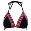 Ron Jon Juniors Slide Tri Monterrico-Fuego Bikini Top -Ron Jon Surf Shop Sales d800x800 13210289095 black ron jon juniors monterrico fuego slide tri biki top front
