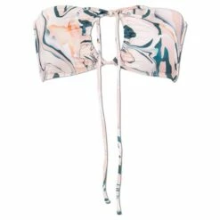 Ron Jon Juniors Quartz Geodes Ruched Tri Bikini Top -Ron Jon Surf Shop Sales d800x800 13210292101 print ron jon juniors quartz geodes ruched tri bikini top bandeau front