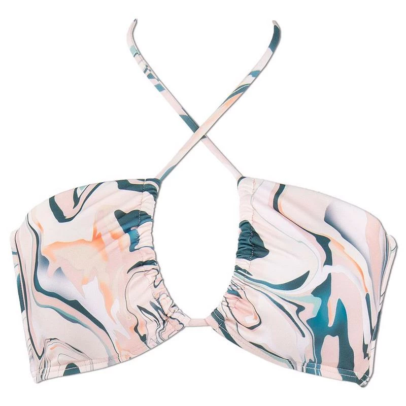 Ron Jon Juniors Quartz Geodes Ruched Tri Bikini Top - Image 4