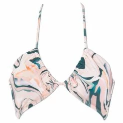 Ron Jon Juniors Quartz Geodes Ruched Tri Bikini Top