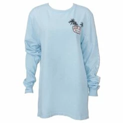 Ron Jon Junior Surfs Up Woody Long Sleeve Tee -Ron Jon Surf Shop Sales d800x800 13310249312 chambray ron jon junior surfs up woody long sleeve tee front