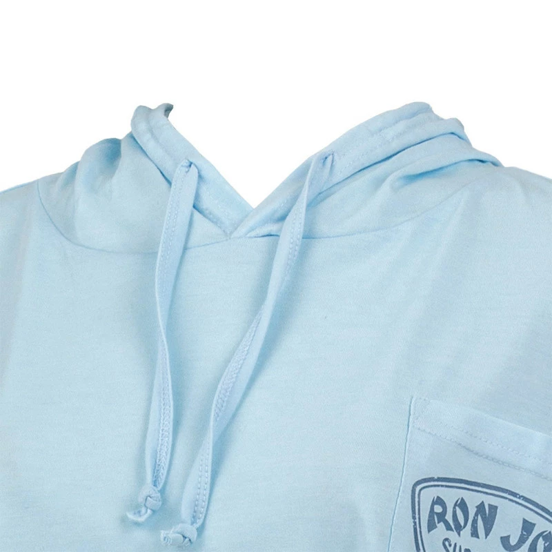 Ron Jon Juniors Palm Long Sleeve Hooded Pocket Crop Tee 7 Ron Jon Juniors Palm Long Sleeve Hooded Pocket Crop Tee - Image 5