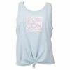Ron Jon Juniors Palm Knotted Tank -Ron Jon Surf Shop Sales d800x800 13320680081D light blue ron jon juniors palm knotted tank top front