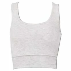 Ron Jon Juniors Hacci Crop Top -Ron Jon Surf Shop Sales d800x800 13320689112D oat heather ron jon juniors oat heather hacci crop top front