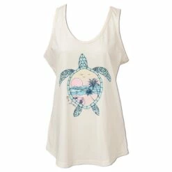 Ron Jon Junior Laced Back Tank -Ron Jon Surf Shop Sales d800x800 13320694002 off white ron jon juniors turtle lace back tank front