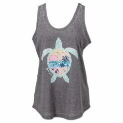 Ron Jon Junior Laced Back Tank -Ron Jon Surf Shop Sales d800x800 13320694091 grey ron jon juniors turtle lace back tank front