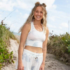 Ron Jon Juniors Hacci Aloha Print Top -Ron Jon Surf Shop Sales d800x800 13320695081 light blue ron jon juniors hacci aloha print crop tank lifestyle 1.jpg