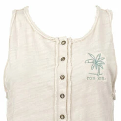 Ron Jon Juniors Embroidered Palm Henley Tank -Ron Jon Surf Shop Sales d800x800 13320705112 oat heather ron jon junior embroidered palm henley tank front neck